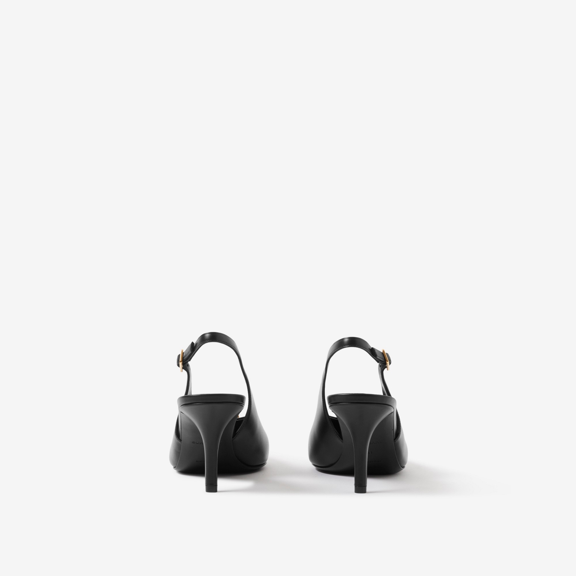 Monogram Motif Leather Slingback Pumps - 3