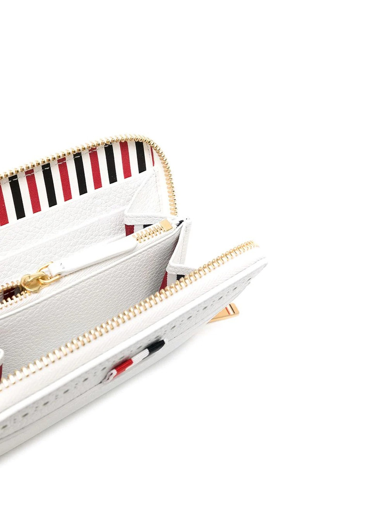 grosgrain-tab leather wallet 3
