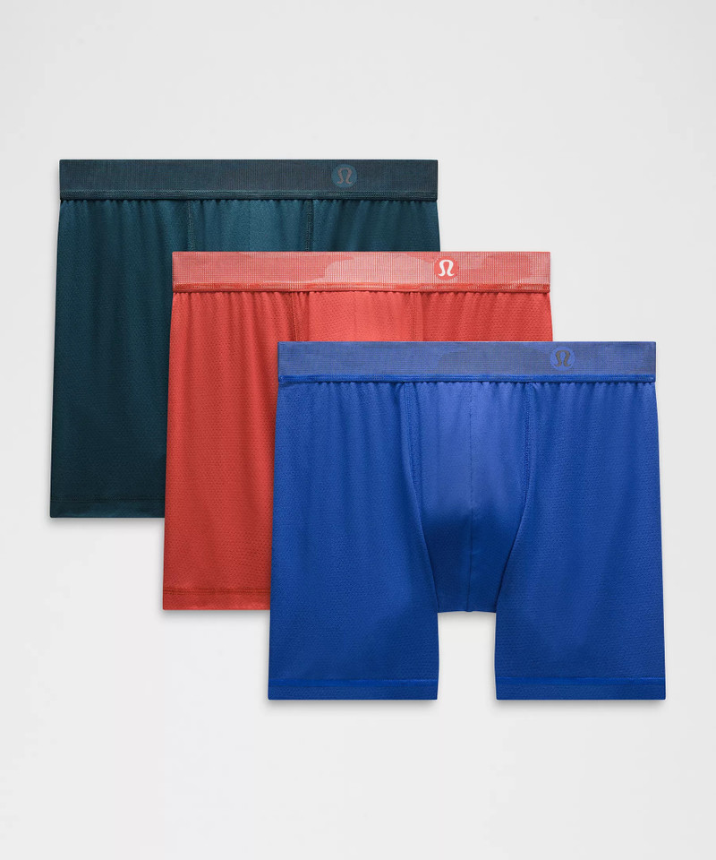 Always In Motion Mesh Boxer 5" *3 Pack 1