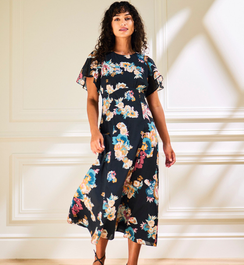 Cleobella ELAN MIDI DRESS | VITET FLORAL outlook