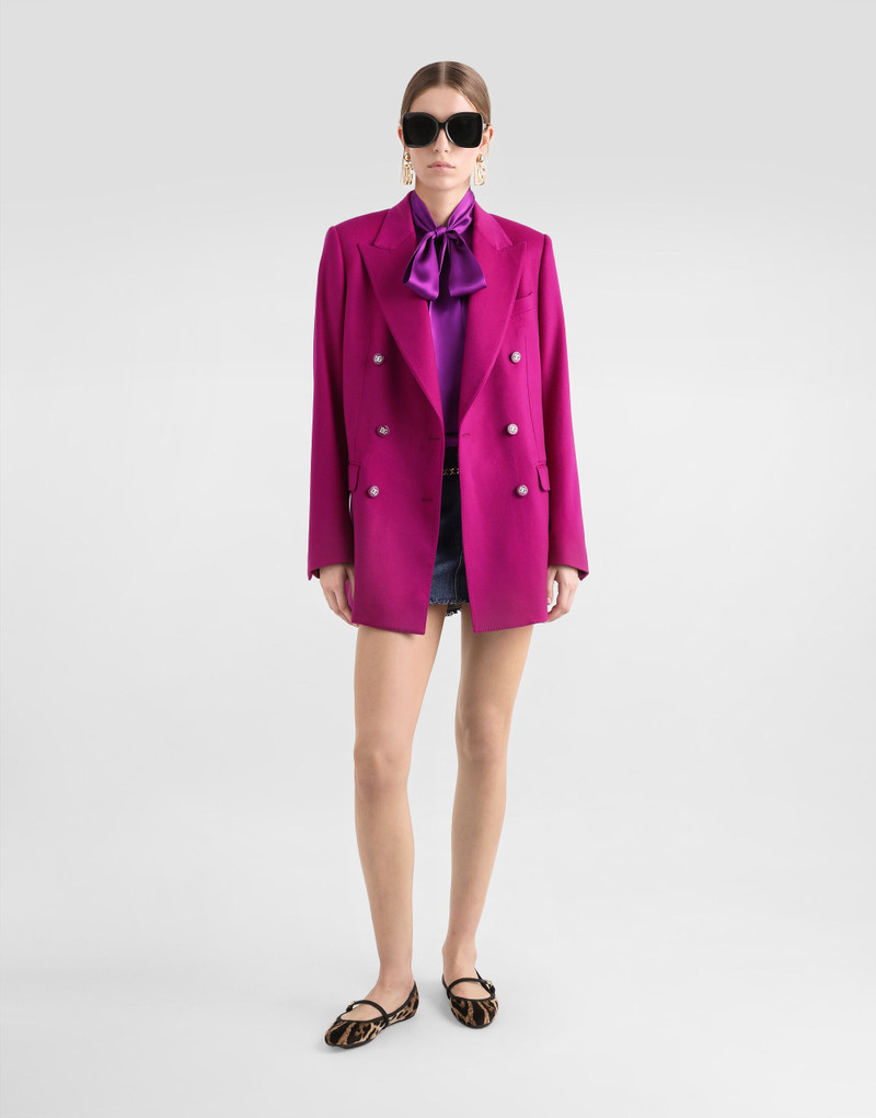 Dolce & Gabbana Oversize double-breasted cashmere jacket outlook