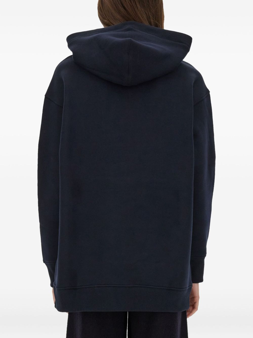 logo-embroidered hoodie - 3
