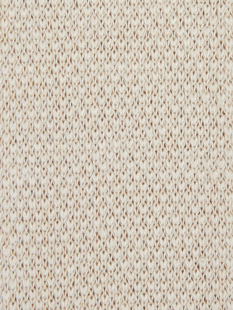 ZEGNA BEIGE OASI LINO TIE outlook