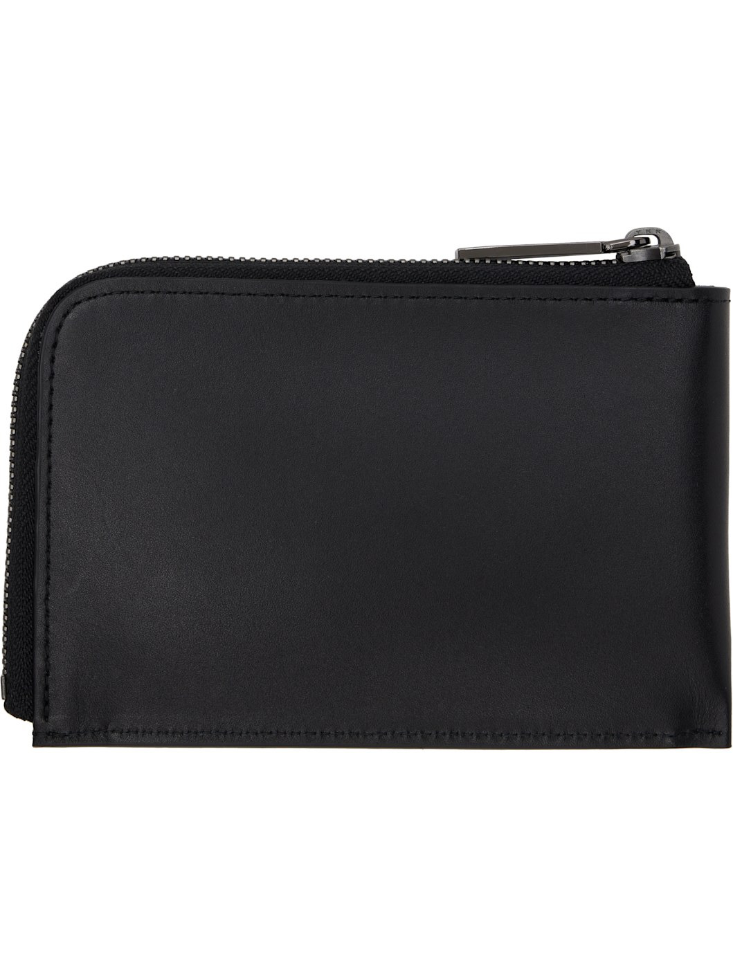 Black Plain Wallet - 2