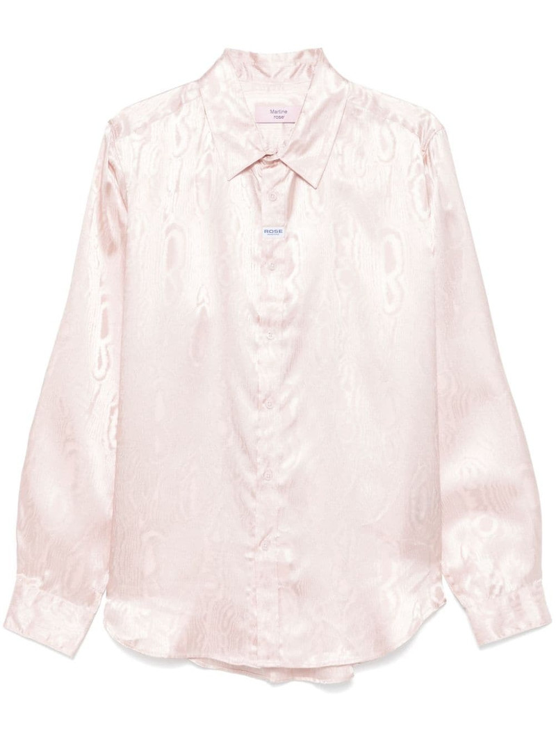 patterned-jacquard shirt 1