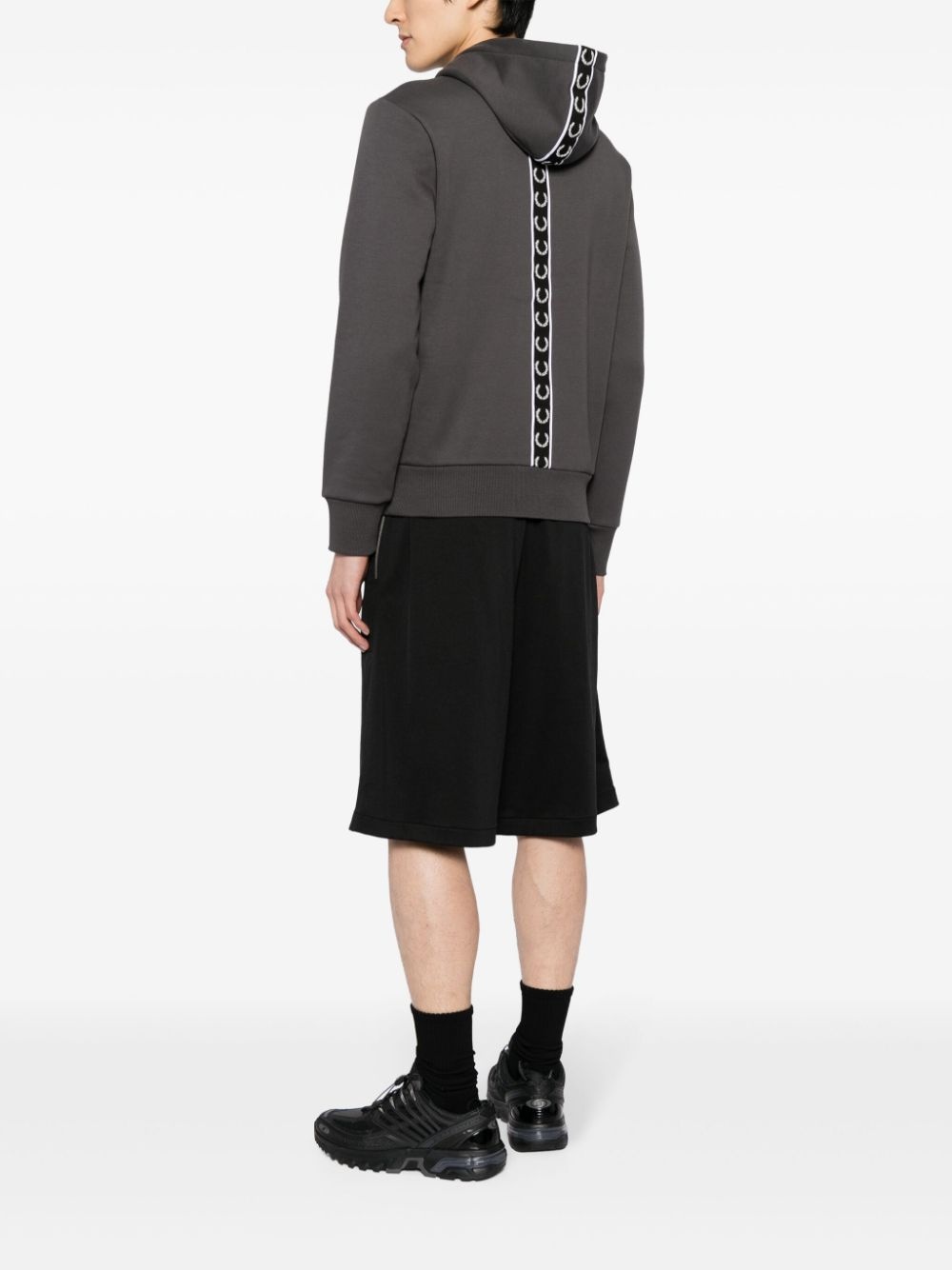 Fred perry tape hoodie deals
