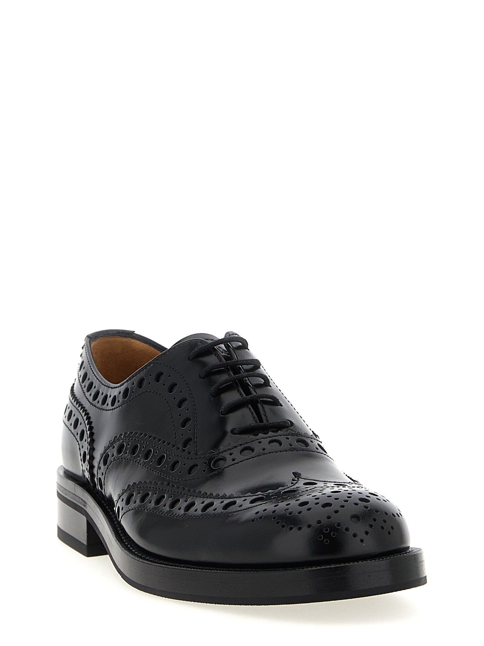 Pilar Lace Up Shoes Black - 2