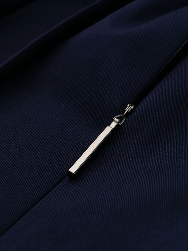 long-sleeve A-line dress 8