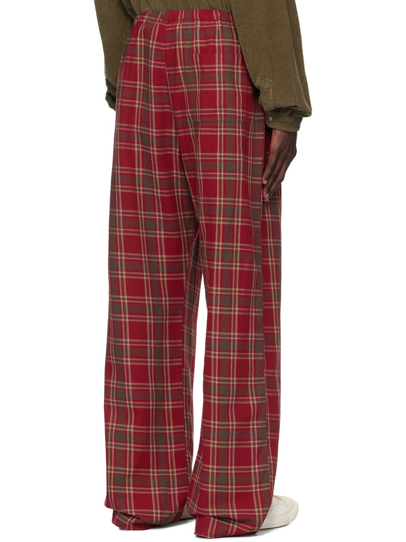 Red Plaid PJ Lounge Pants 3