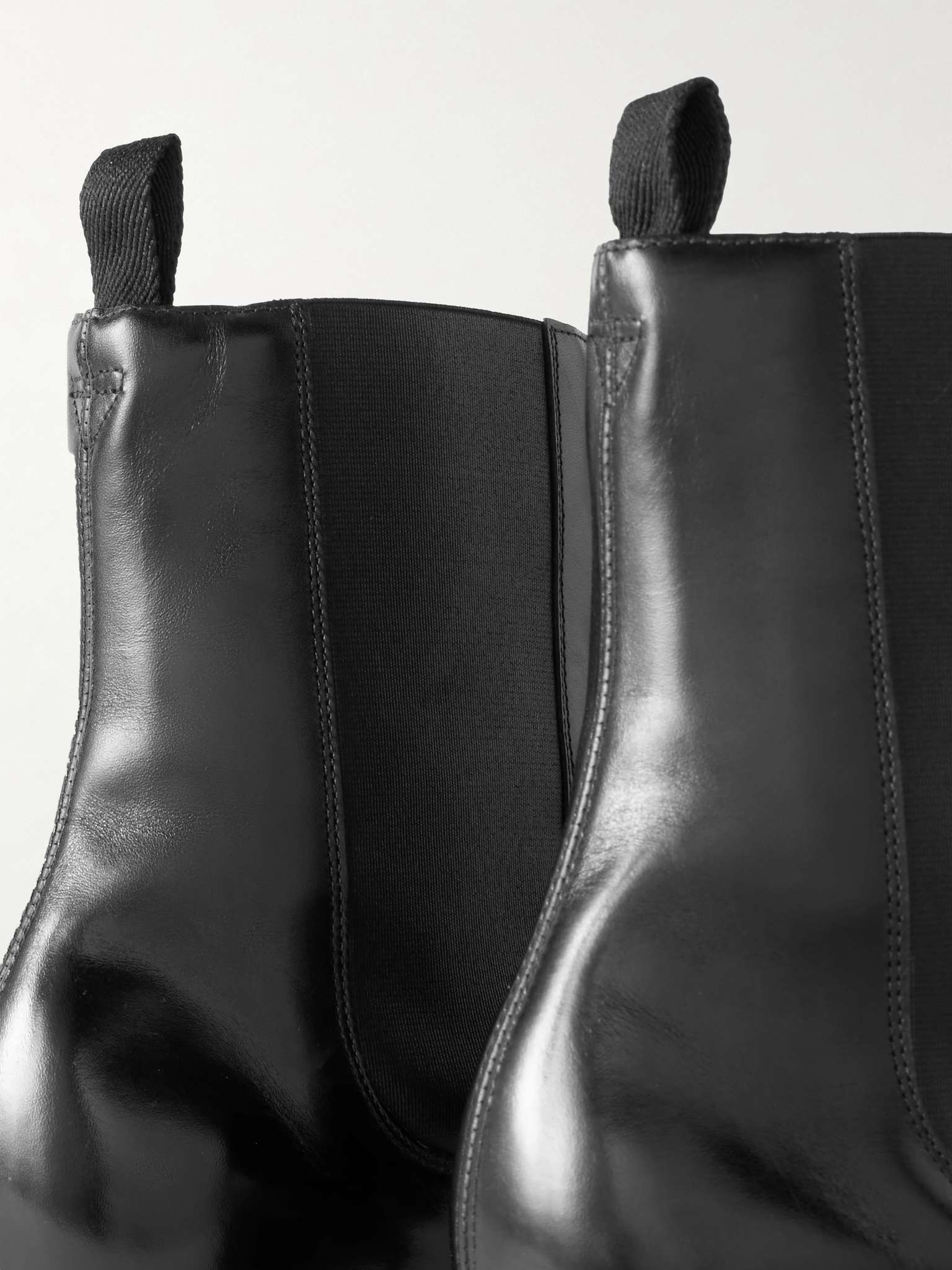 Eddi Glossed-Leather Chelsea Boots - 5