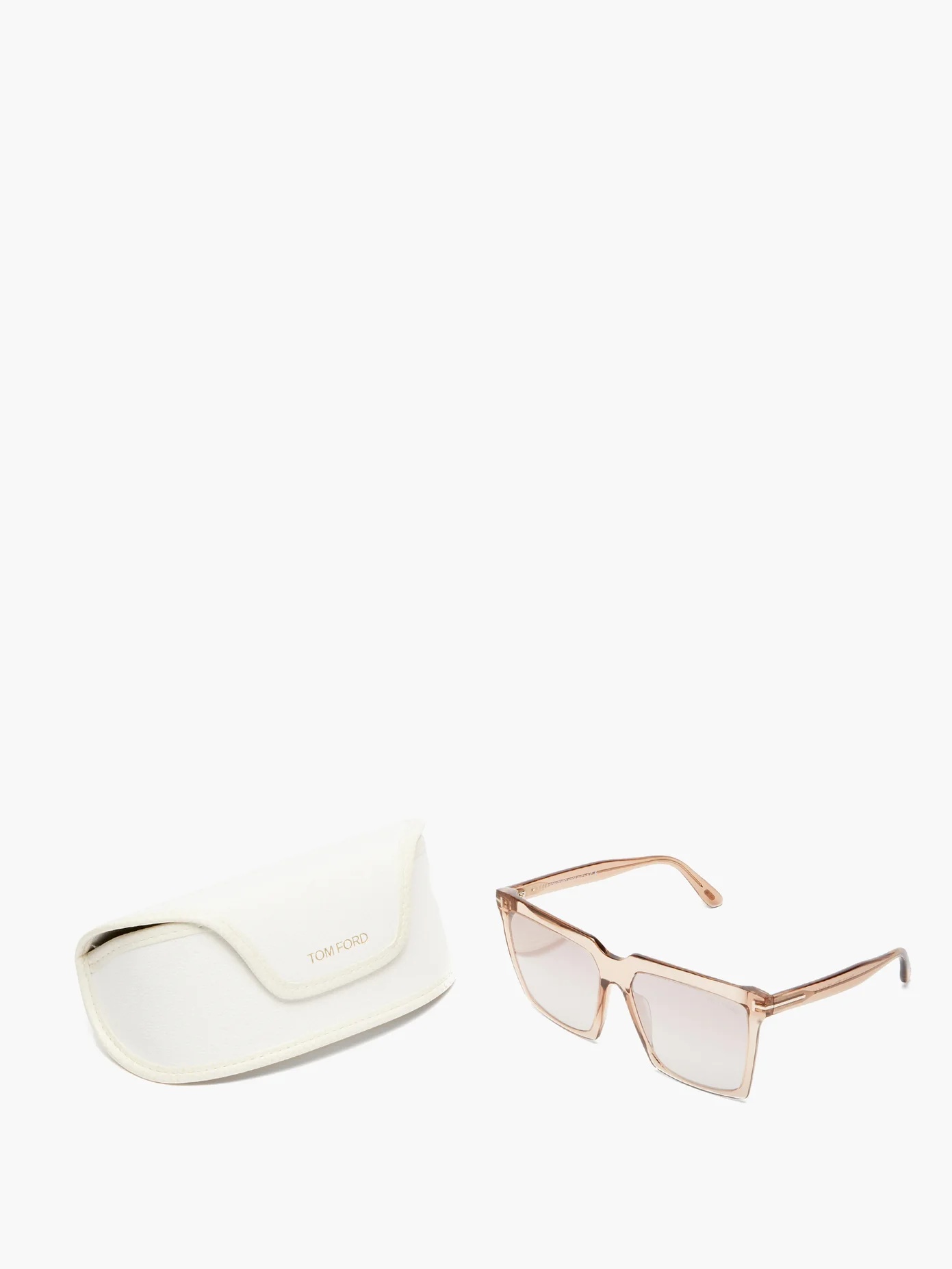 Sabrina square acetate sunglasses - 5