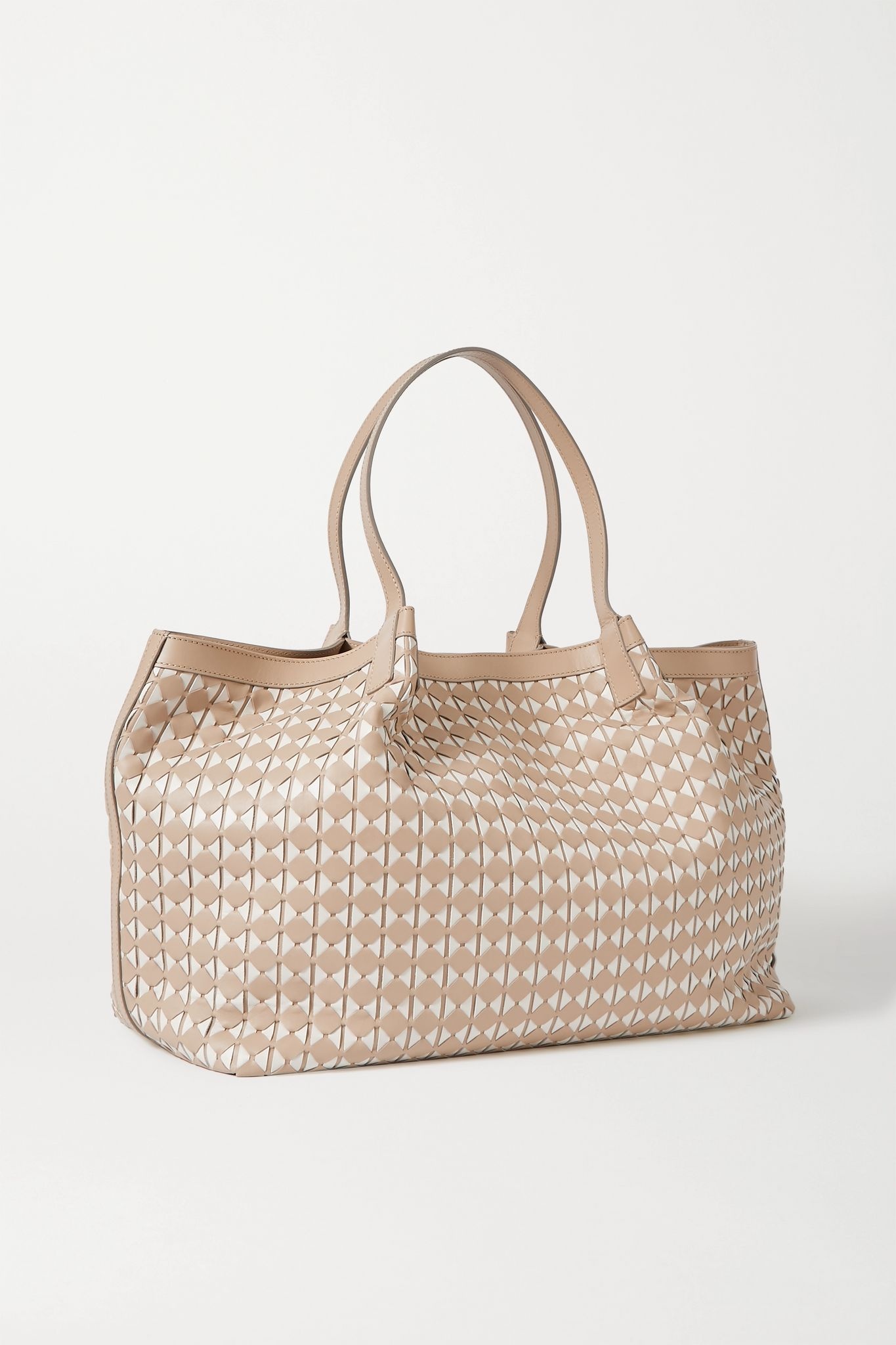 Secret medium woven leather tote - 3