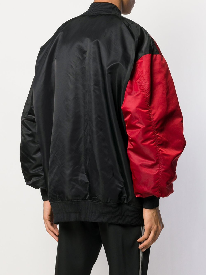 contrasting face bomber jacket 4