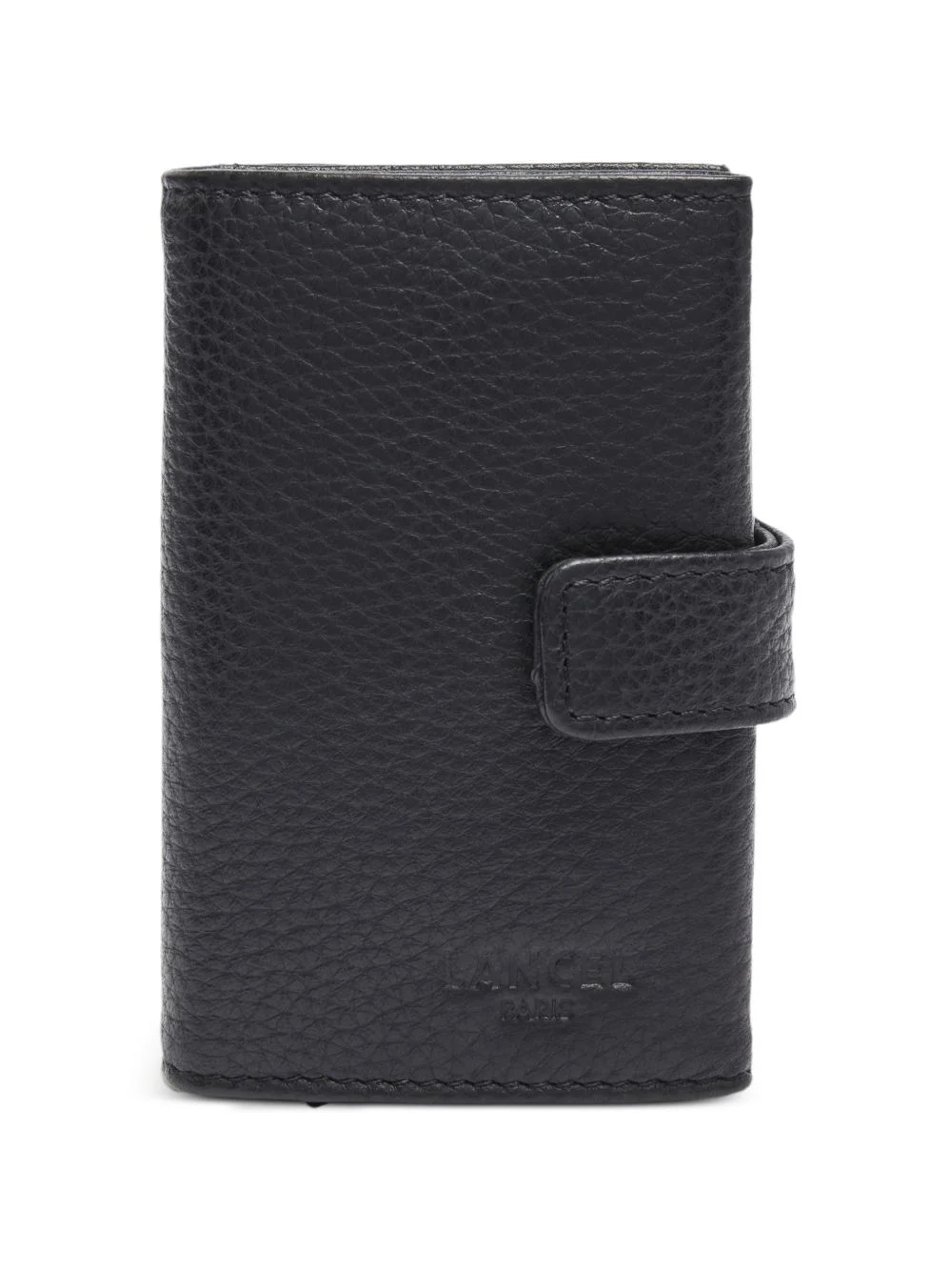 Leon grained leather cardholder - 1