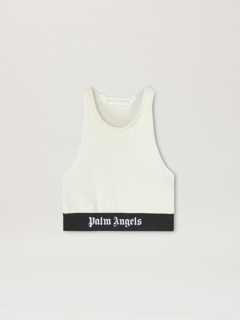 Bouclè Knit Logo Top 1