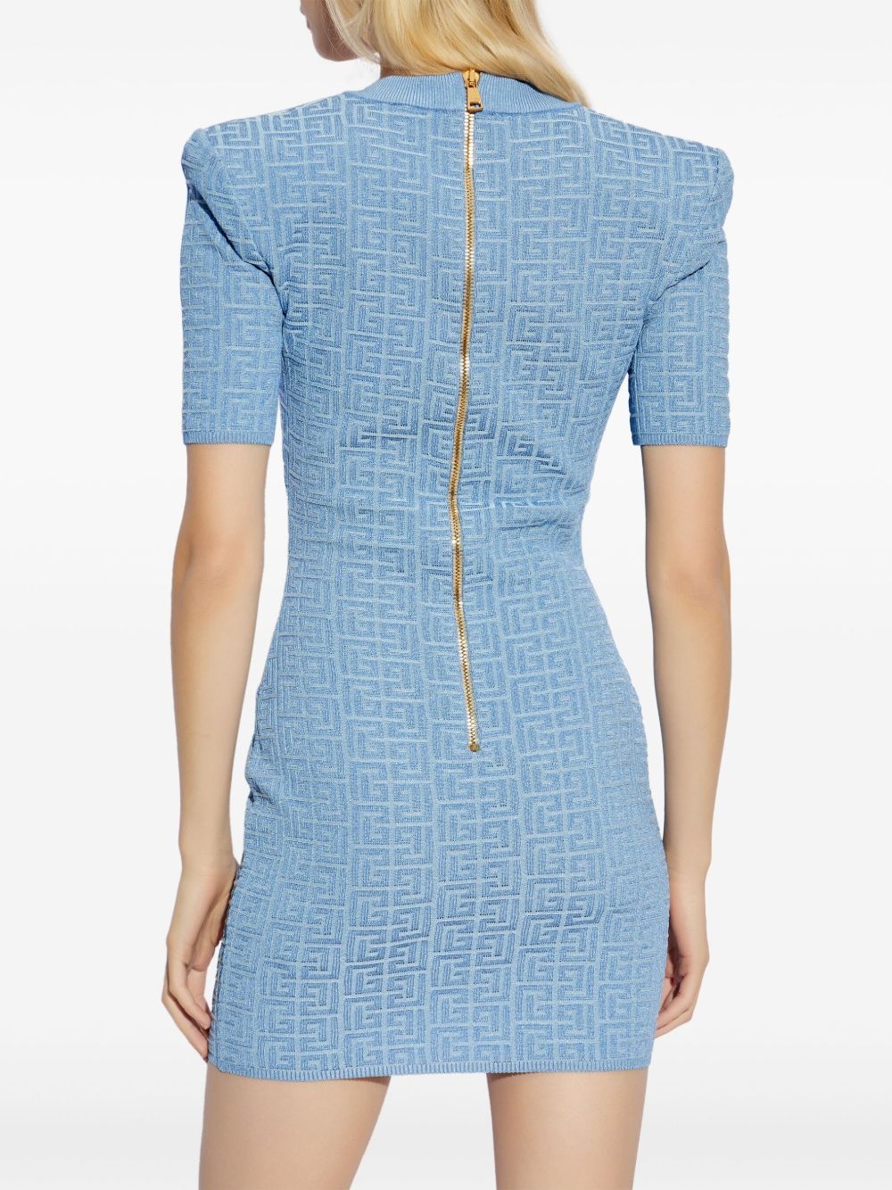 BB-jacquard mini dress - 3