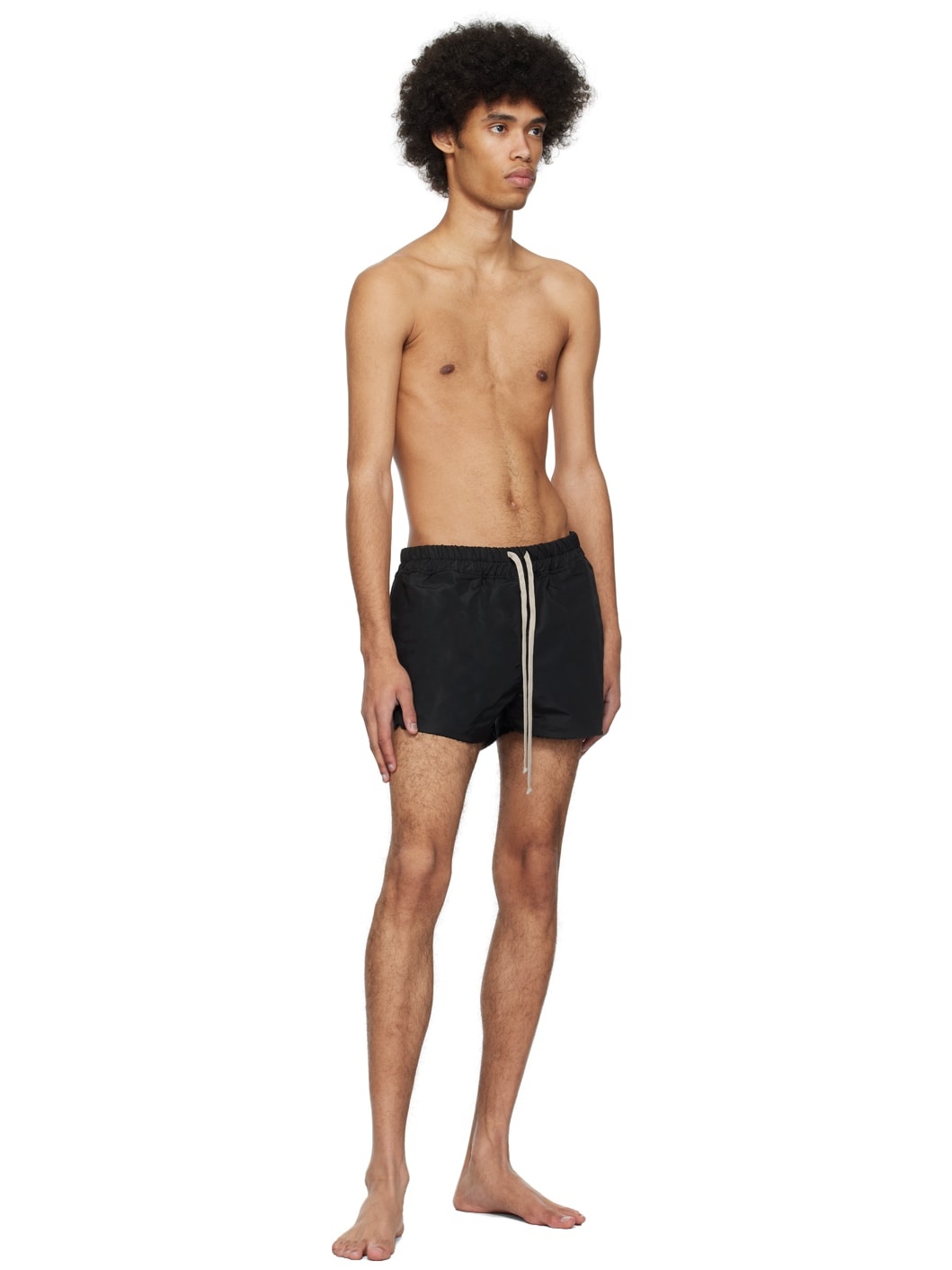 Black Boxer Swim Shorts - 4