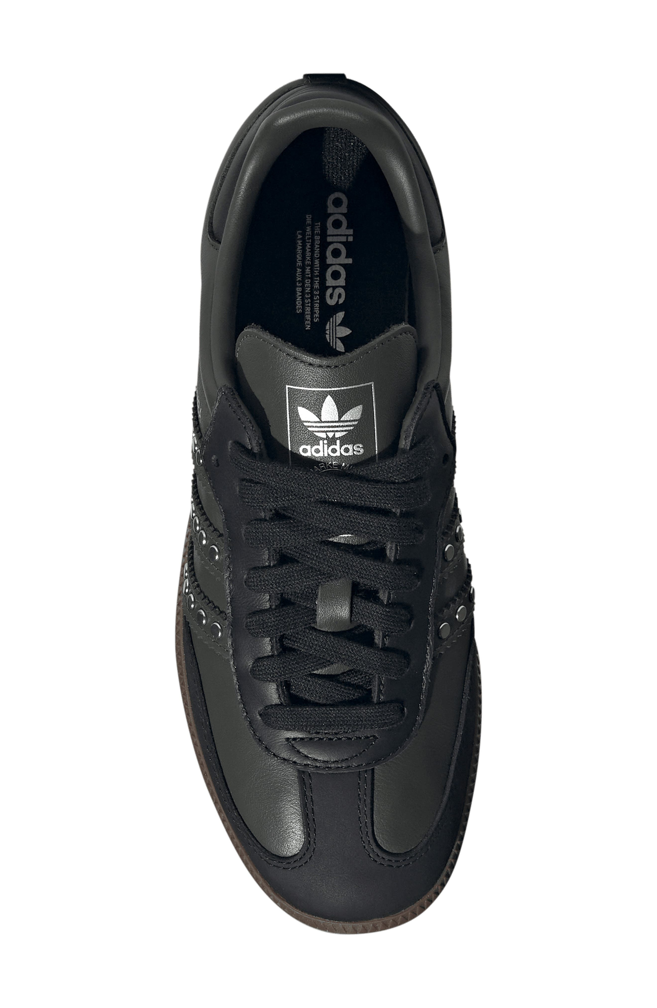 adidas Gender Inclusive Samba OG Sneaker in Black/Earth/Gum at Nordstrom - 4