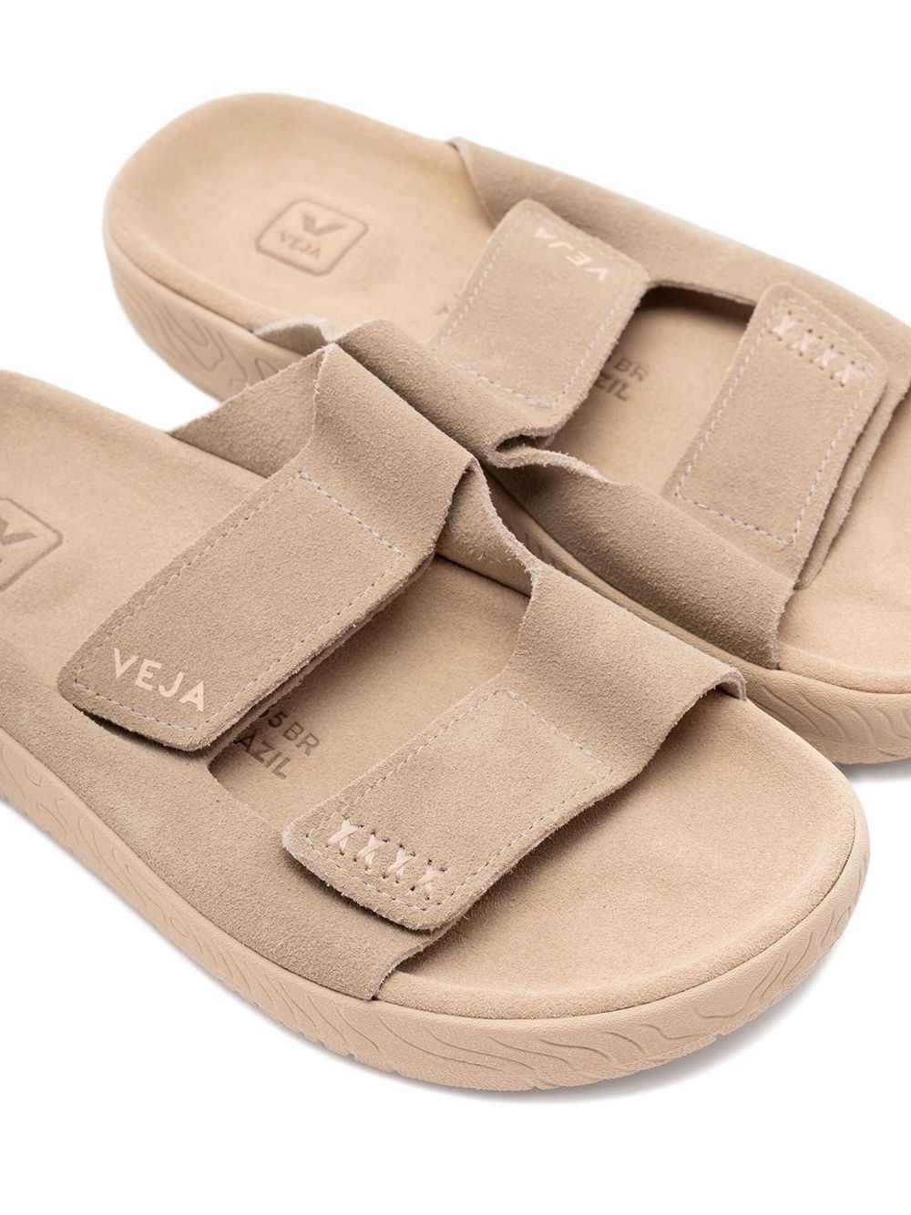 touch-strap platform sandals - 4