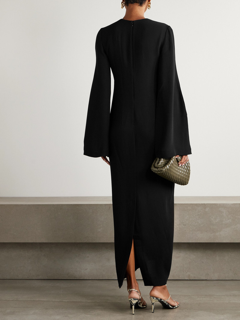 Draped Knitted Maxi Dress 3