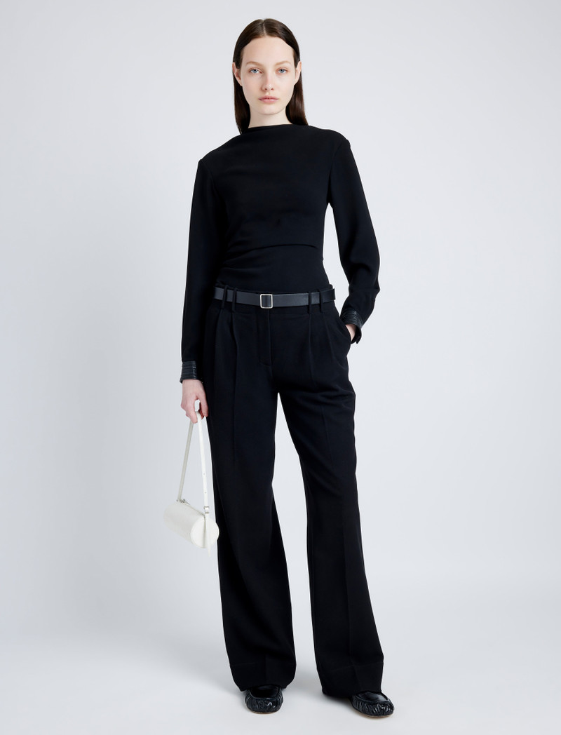 Proenza Schouler Alexis Top in Matte Viscose Crepe outlook