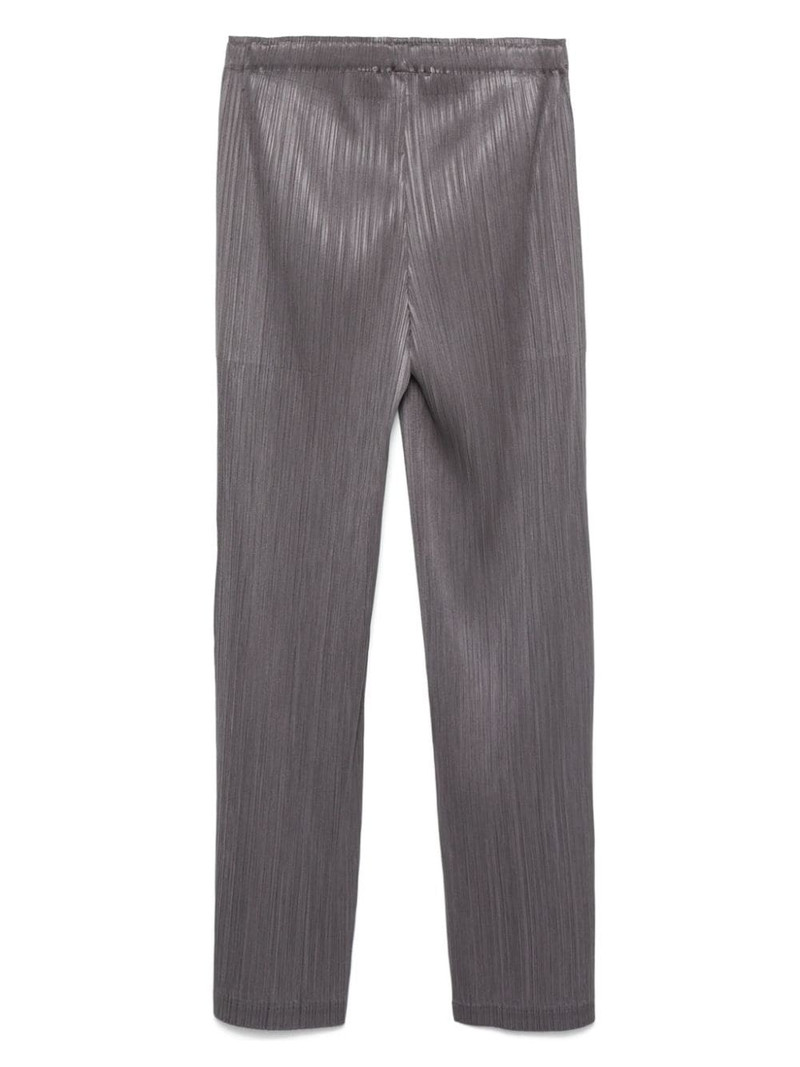 Pleats Please Issey Miyake plissé trousers outlook