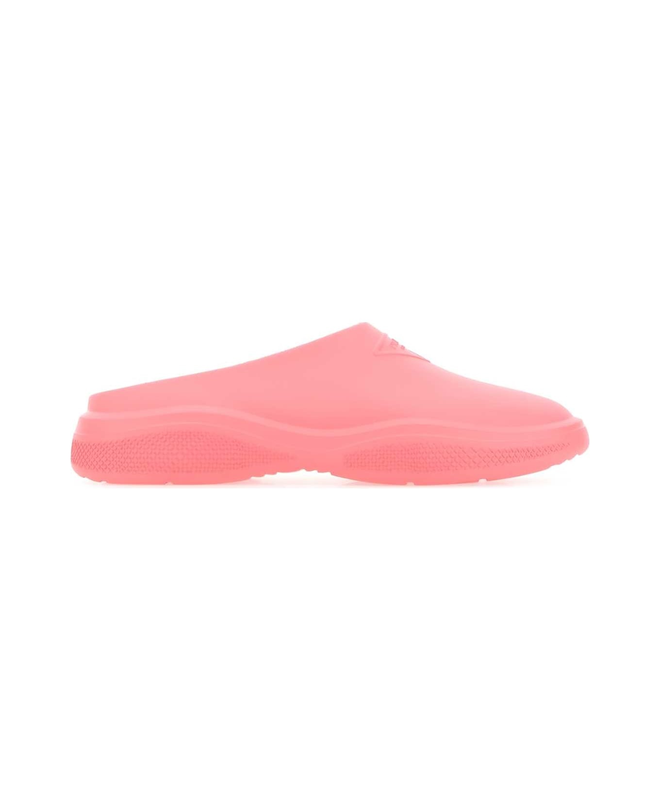 Dark Pink Rubber Slippers - 1