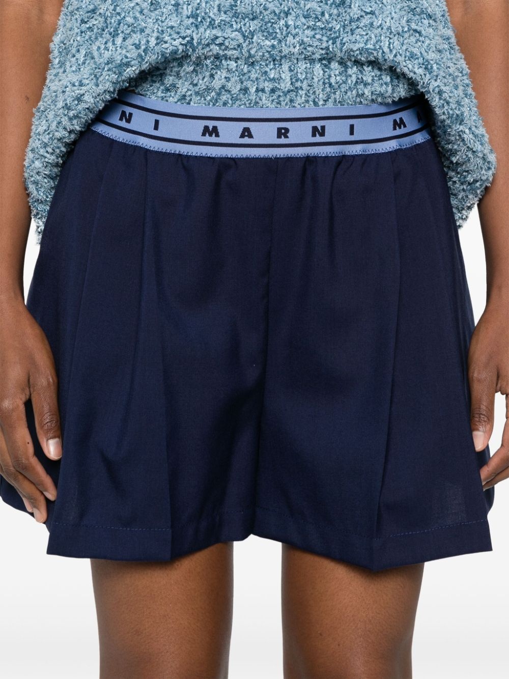 pleated shorts - 5