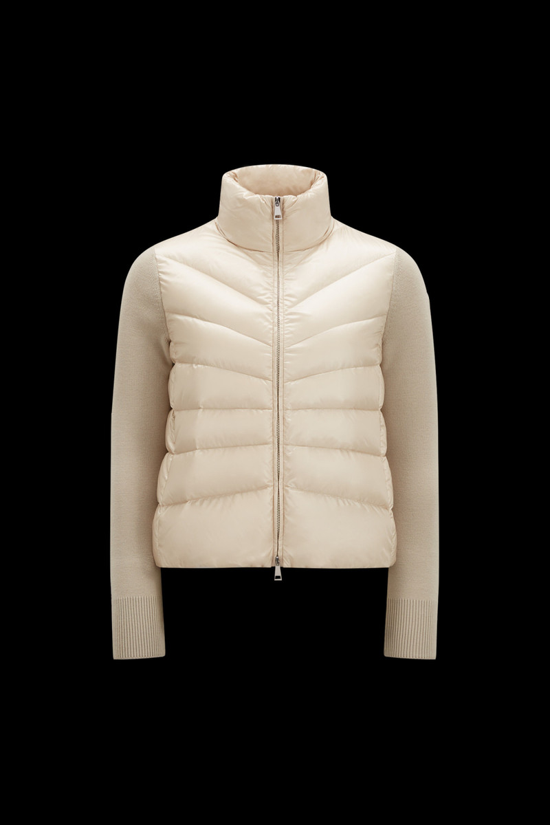Padded Wool Cardigan - 1
