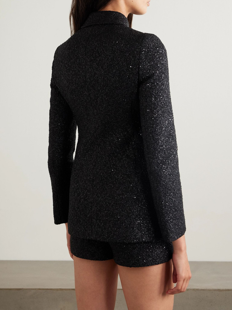 Embellished metallic tweed jacket Black 3