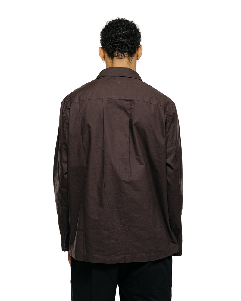 MHL Long Sleeve Half Zip Shirt Cotton Canvas Shirting Earth 3