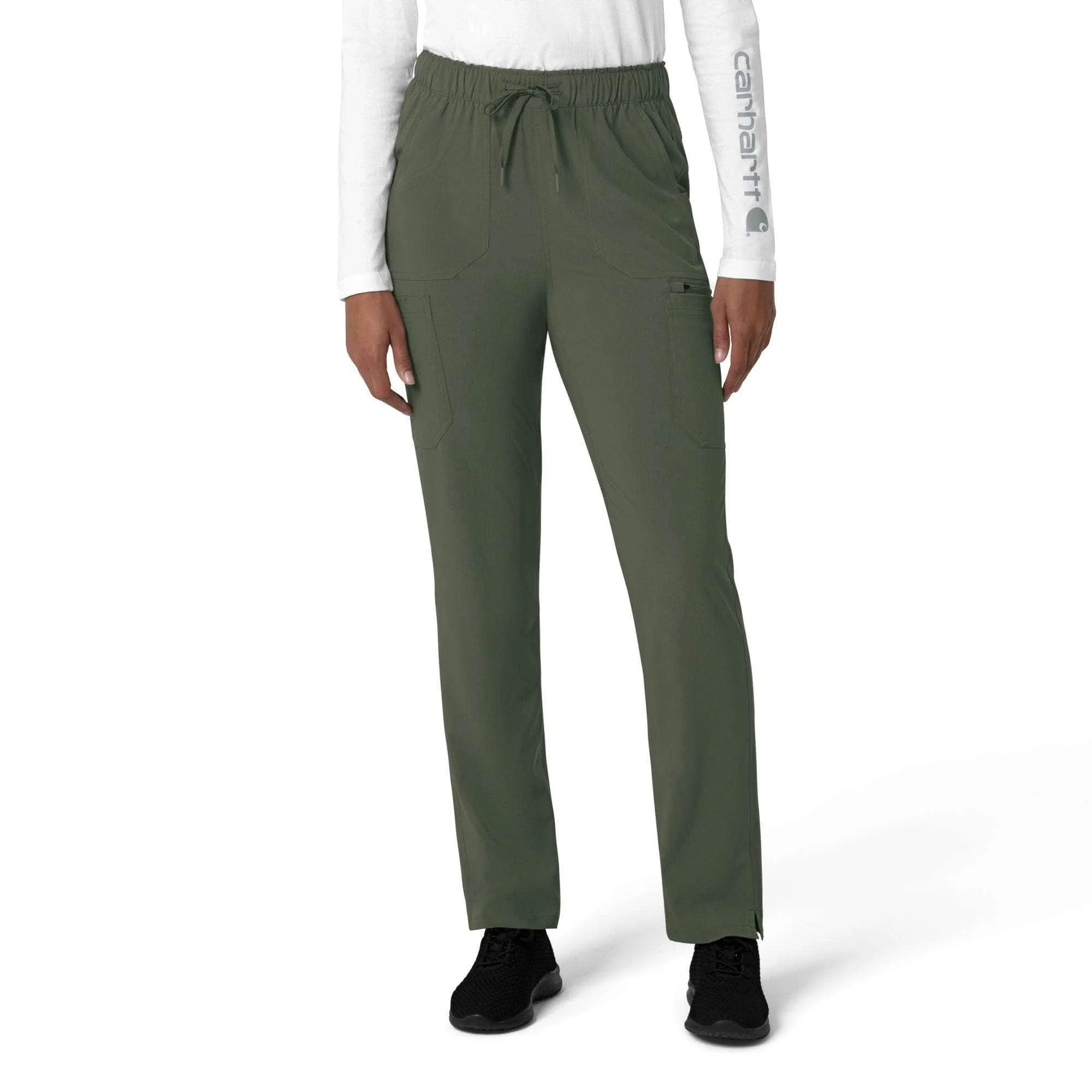 Women's Force Cross-Flex Straight Leg Cargo Scrub Pant - 1