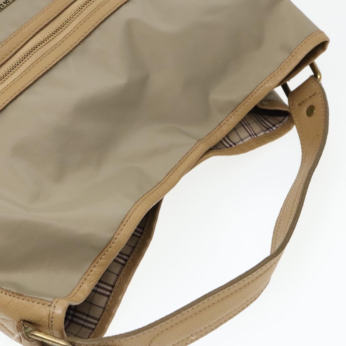Burberry Blue Label Shoulder Bag Nylon Beige - 6
