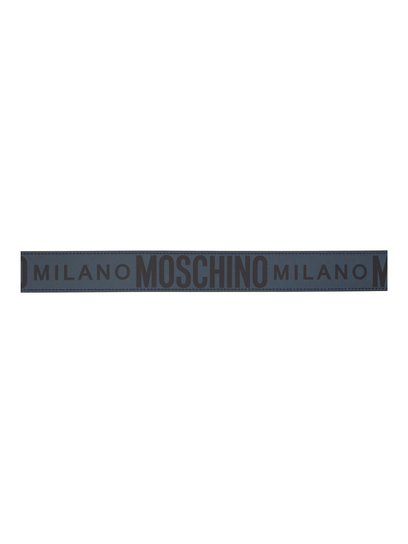 Moschino Navy Printed Belt outlook