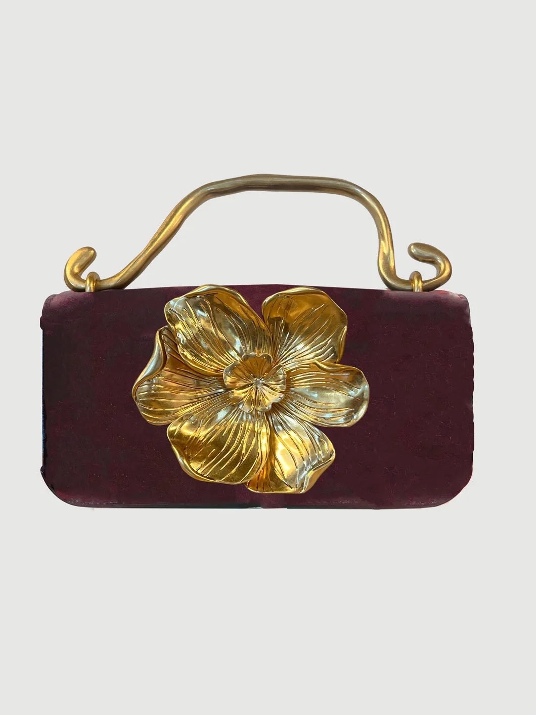 ALESSIA MINI CLUTCH MERLOT - 1