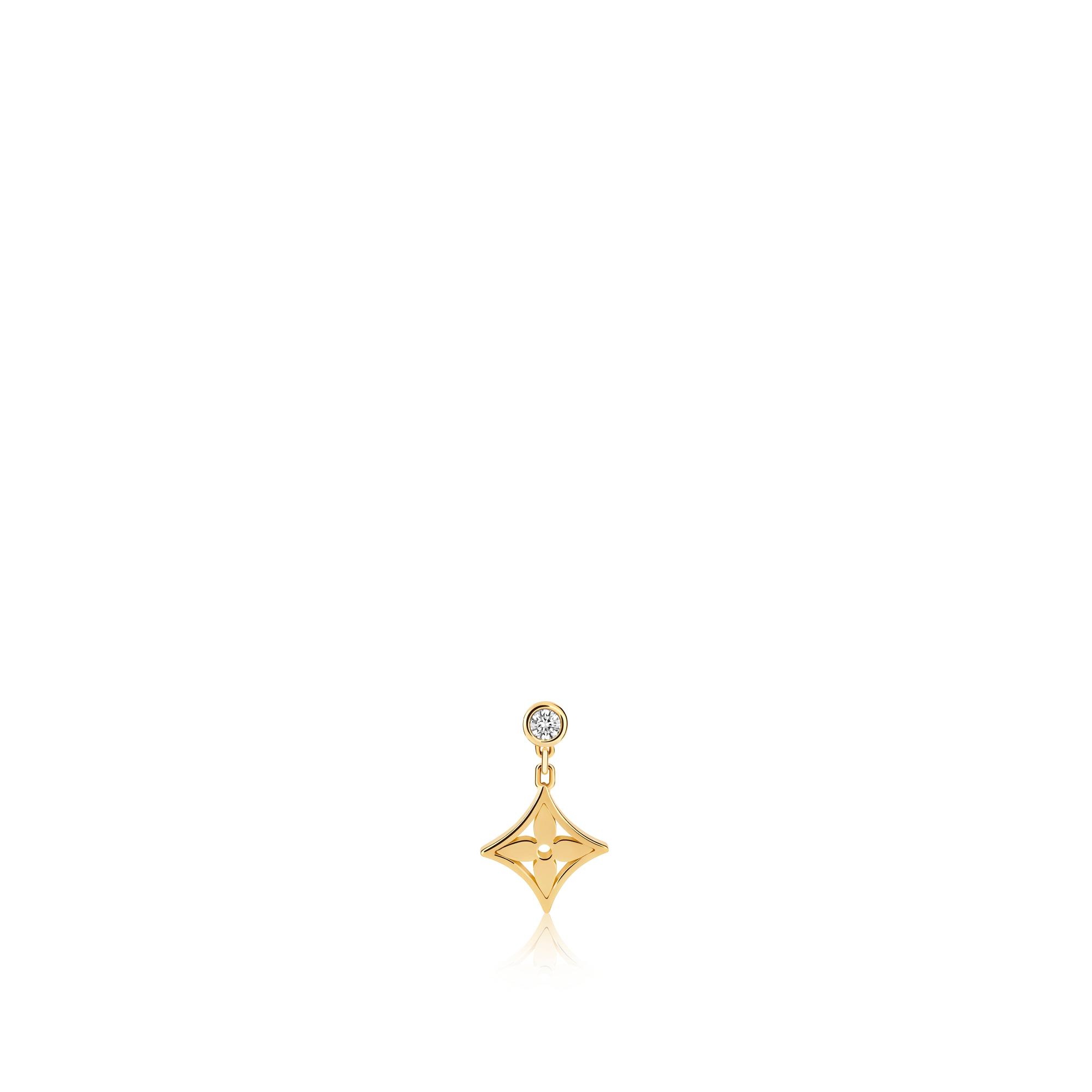 Idylle Blossom Ear Stud, Yellow Gold And Diamond - Per Unit - 1