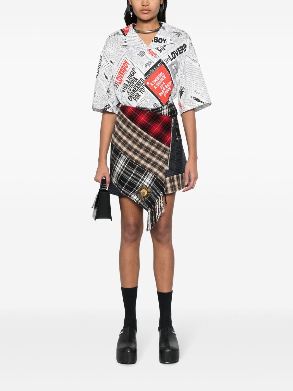 graphic-print organic cotton shirt - 3