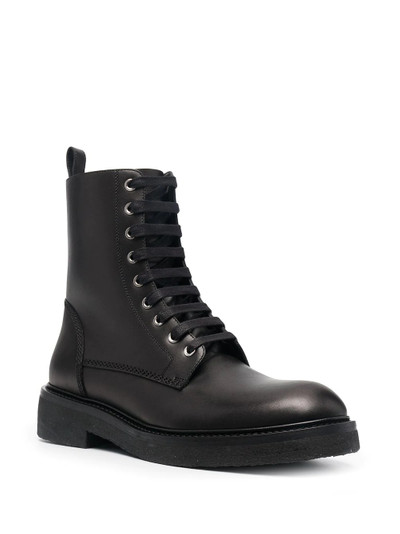 AMIRI leather lace-up boots outlook