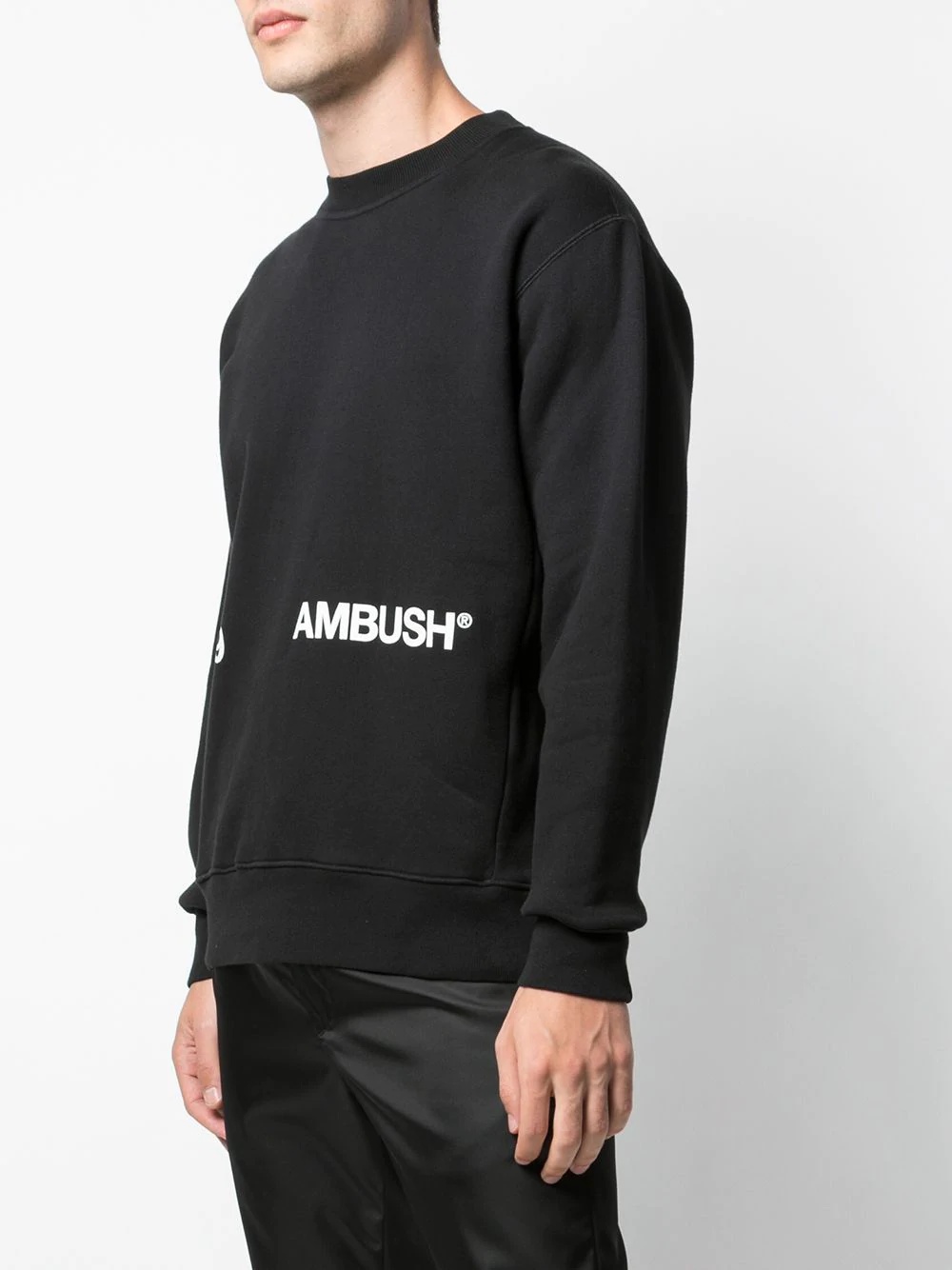 crew-neck logo sweatshirt - 3