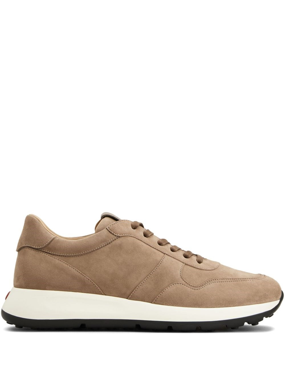 Suede leather sneakers - 1