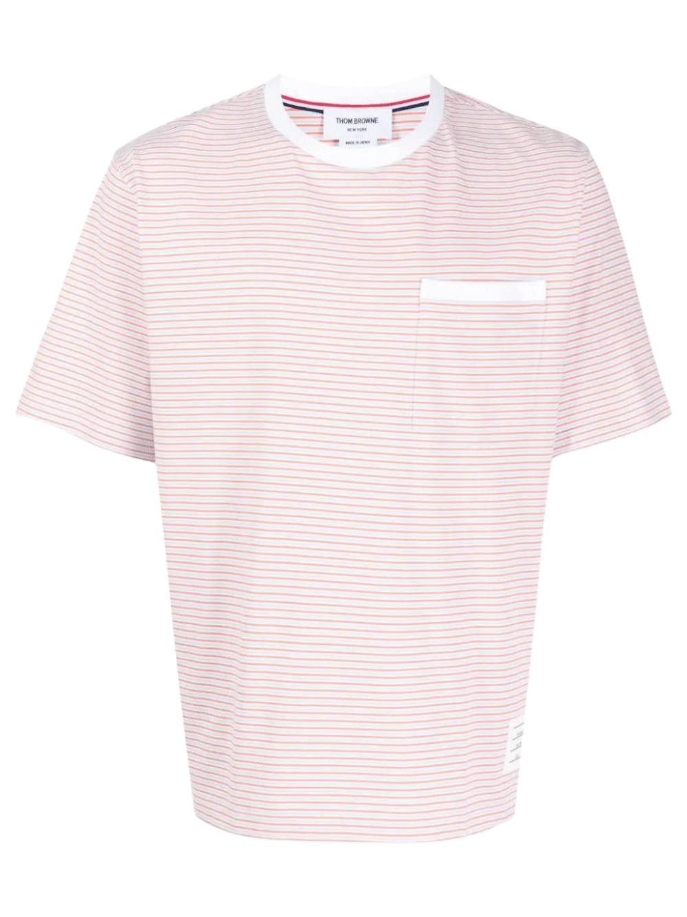 ★THOM BROWNE★ Oversized short sleeve pocket short sleeve t Thom Browne Oversized Short Sleeve Pocket Tee | club21