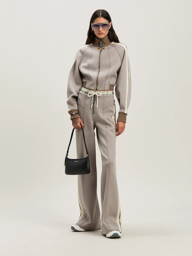 Palm Angels Neoprene cropped track jacket outlook