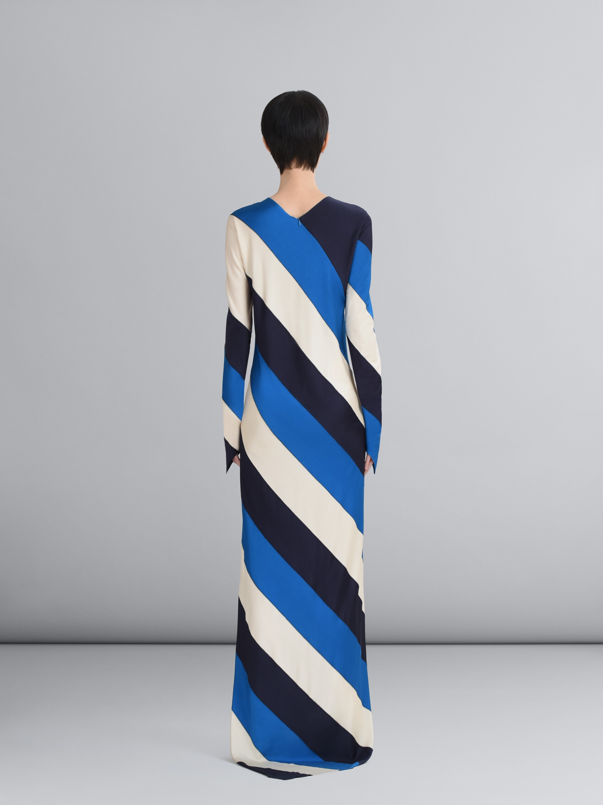 VISCOSE JERSEY LONG DRESS - 3