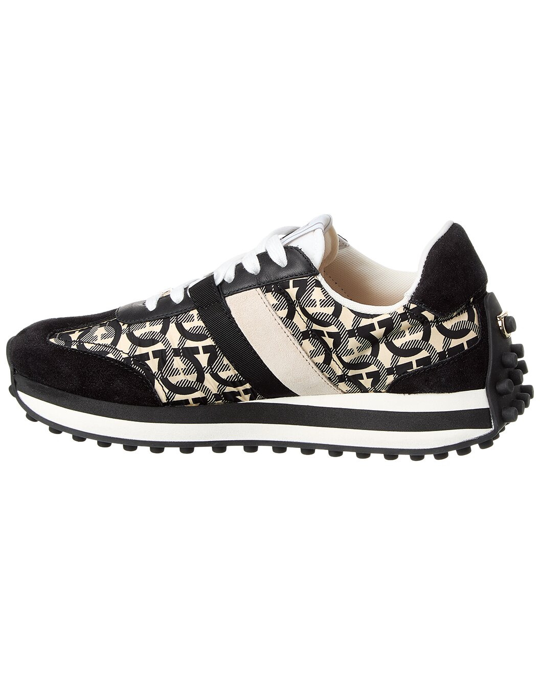Ferragamo Gancini Nylon & Suede Sneaker - 2