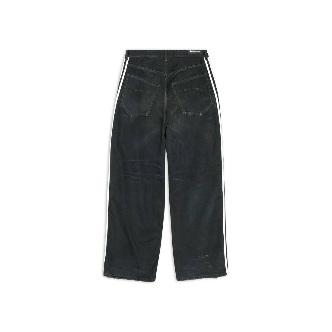 Balenciaga / Adidas Large Baggy Pants in Black - 6