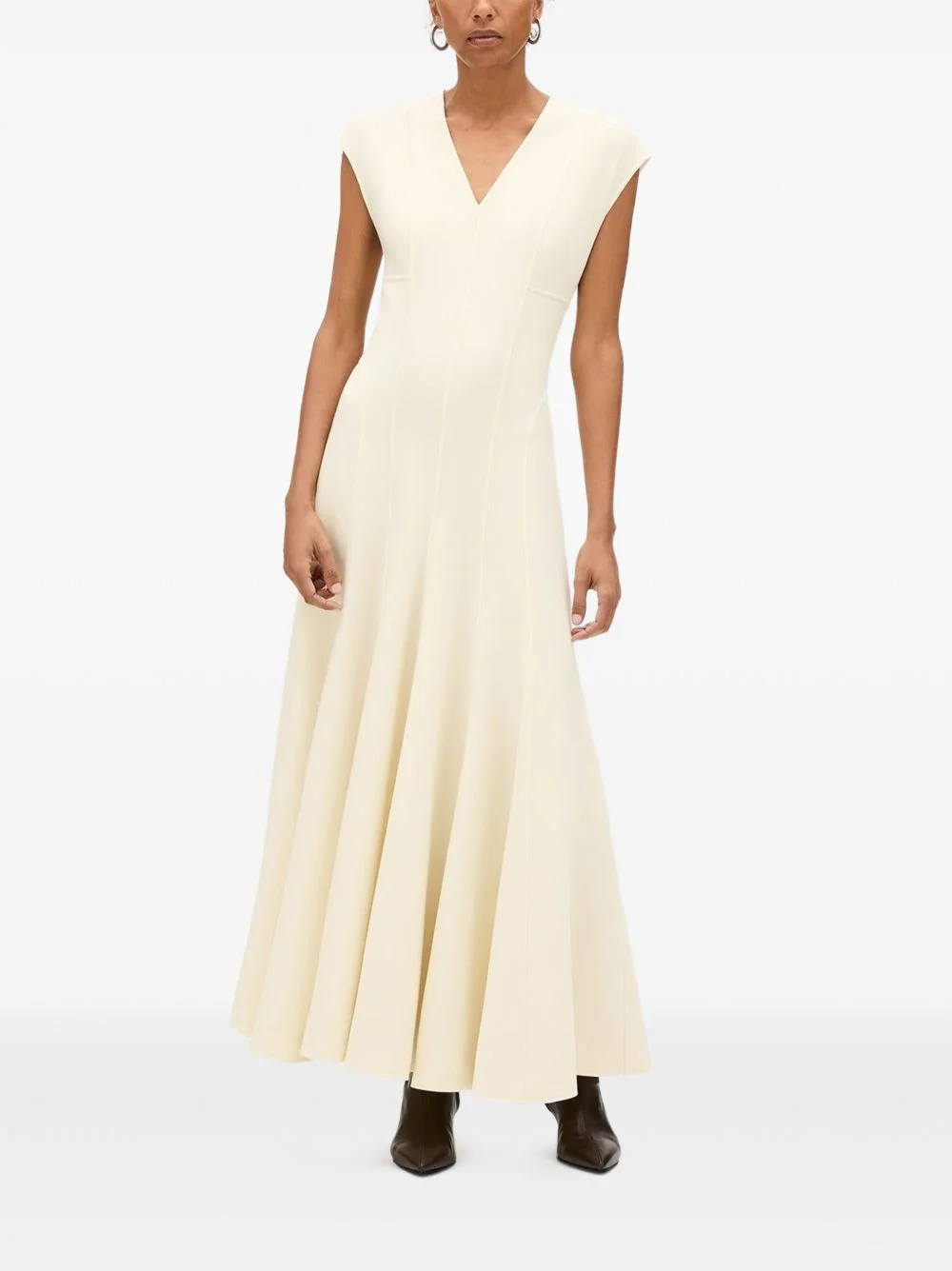 double-face cutout dress - 1