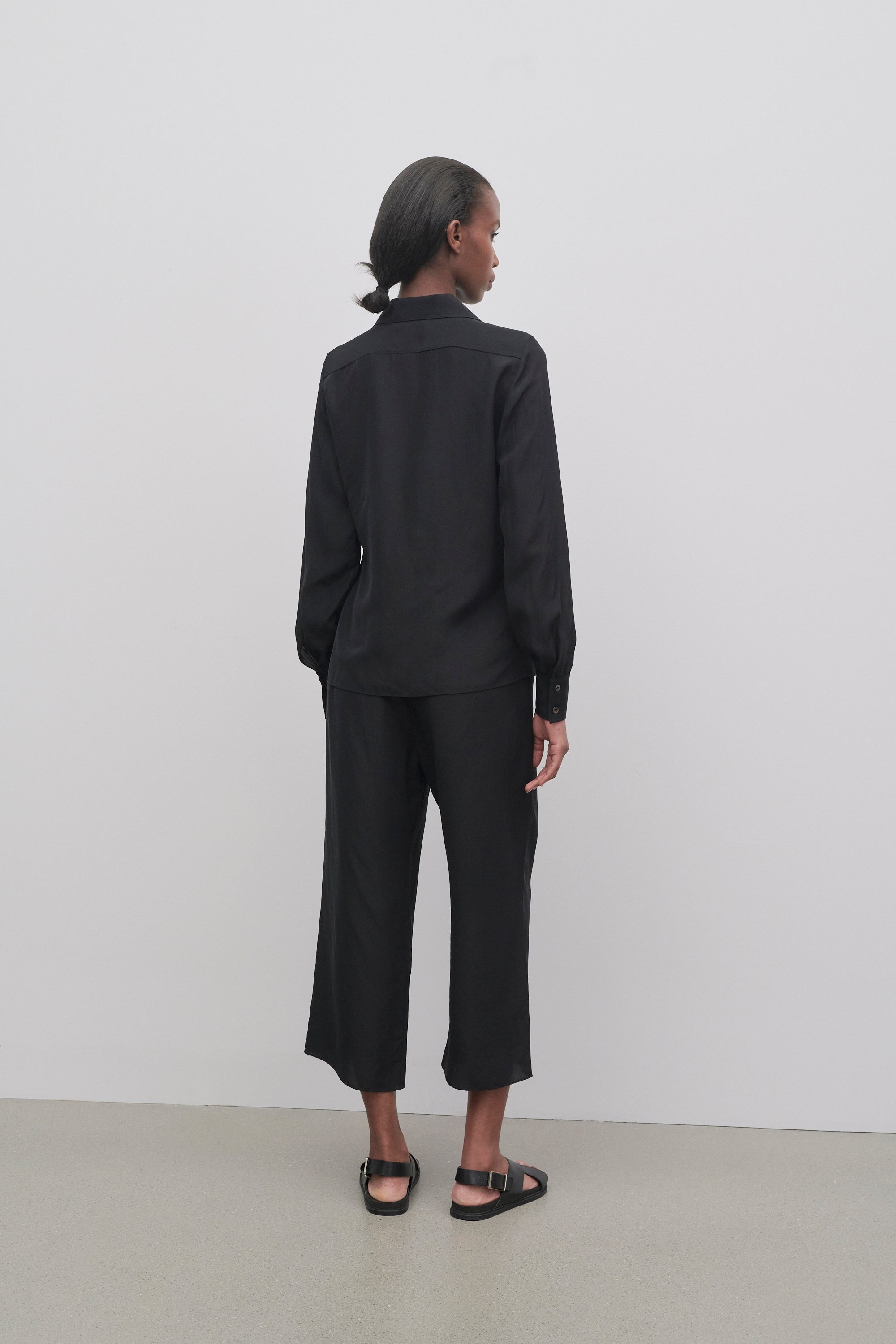 Jubin Pant in Silk - 5