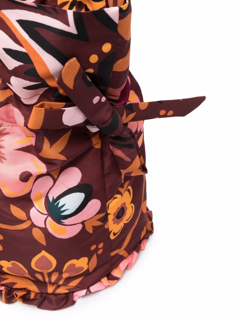 floral-print pouch bag - 4