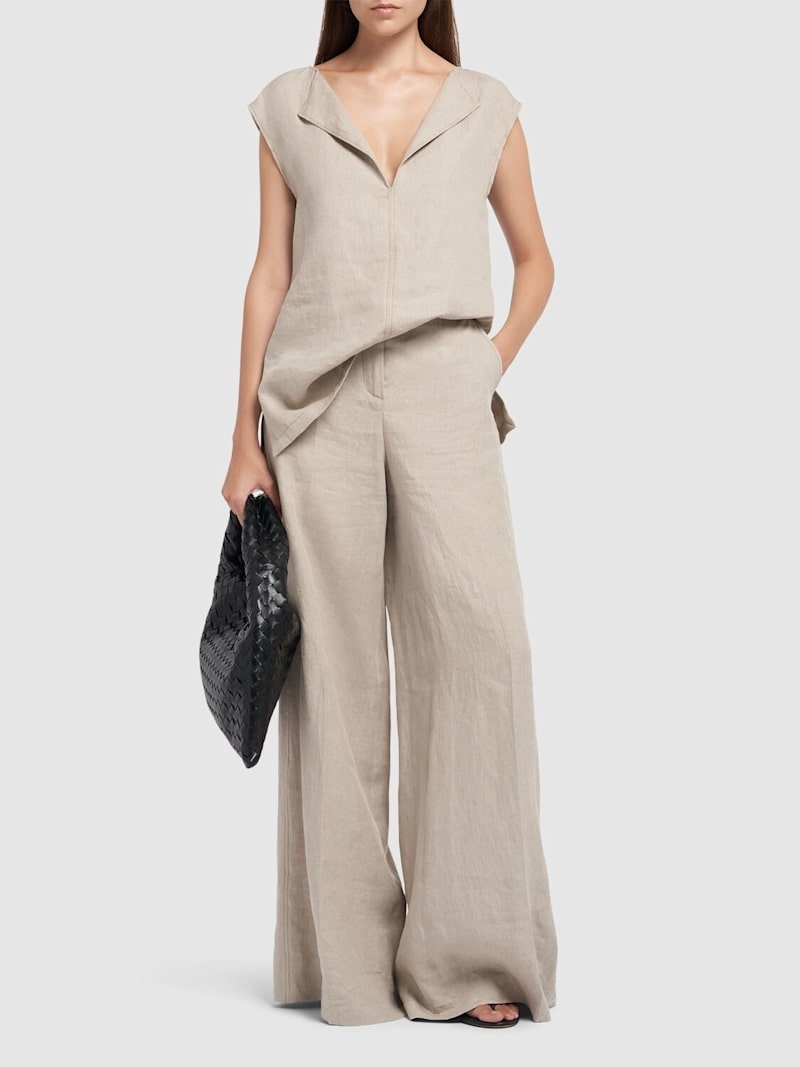 Sequoia linen wide pants - 2