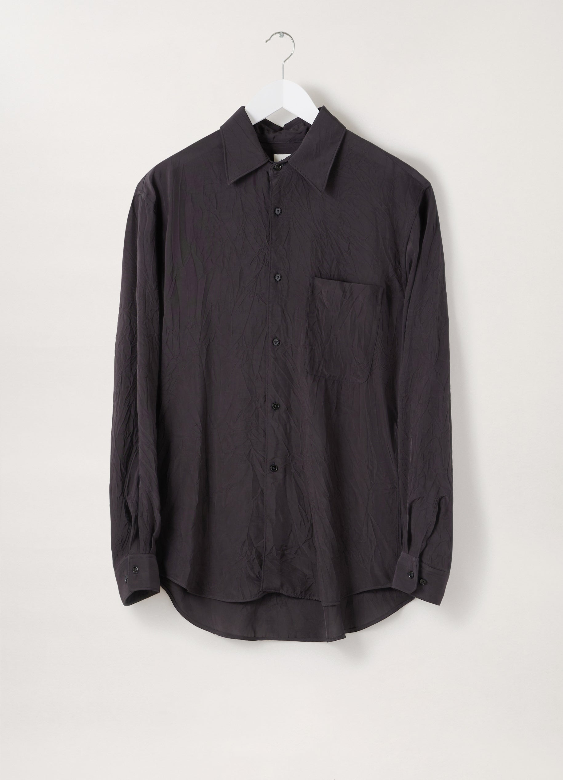 【送料&関税込】Lemaire Rib Long Sleeve Longsleeve Storm Grey Long Sleeve Rib Turtleneck | LEMAIRE